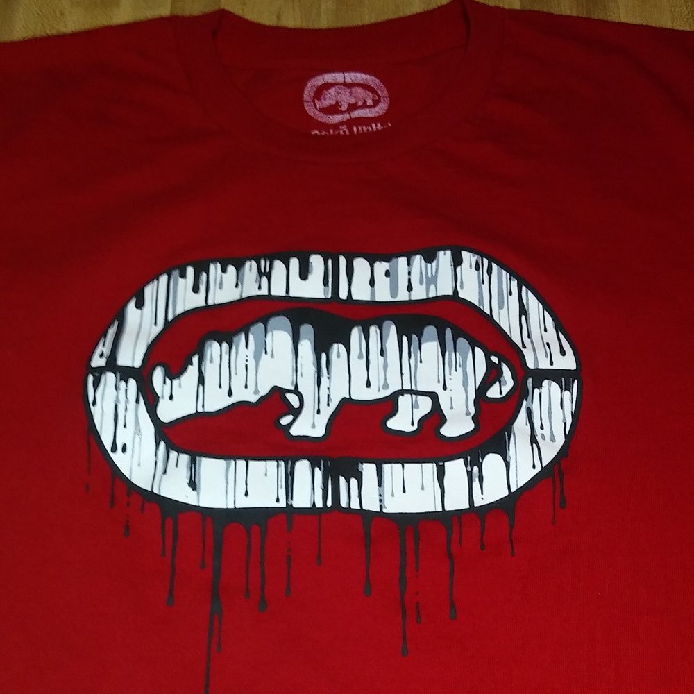 Red Marc Ecko Medium T Shirt Rhino Size Medium